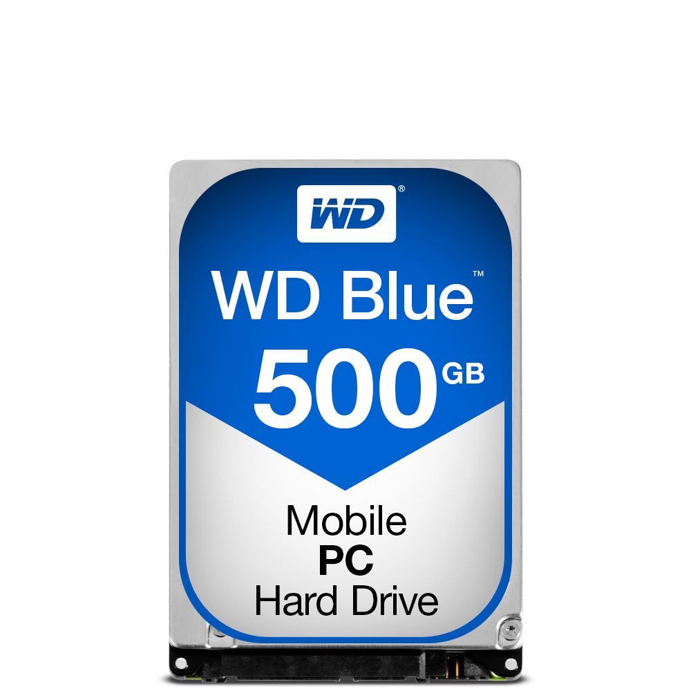Western Digital Blue 2.5" 500GB SATA III HDD for Laptop