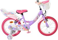 Volare Unicorn Vélo enfant - Fille - 16 pouces - Violet - Deux freins à main
