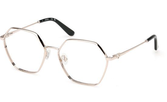 Guess GU50184 Shiny pale gold 56/16/140 Vrouwen Brilmonturen