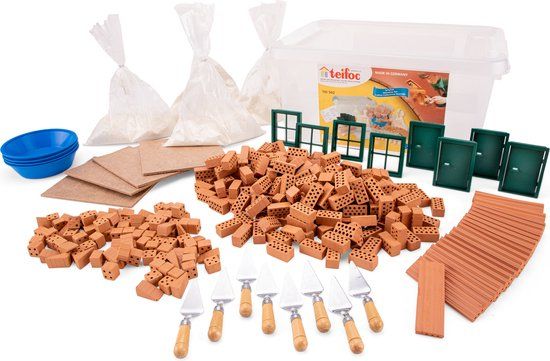 Teifoc Bouwdoos - Educatie Set DeLuxe - Gevorderde Set - 321 Onderdelen - 6+ Jaar