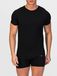zd ZERO DEFECTS ZERO DEFECTS Crew-neck Egiptian cotton Zwart Onderhemd