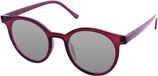 Vista Bonita CLASSIC – Zonneleesbril UV400 – Sterkte +4.00 – Kleur Purple Art – Groot model – Eyecatcher – Ronde pasvorm – Flexveren - Inclusief bijpassende etui en doekje