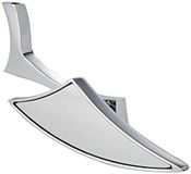 A-Pro Mirrors Rearview Custom Style Motor-verstelstang, verchroomd