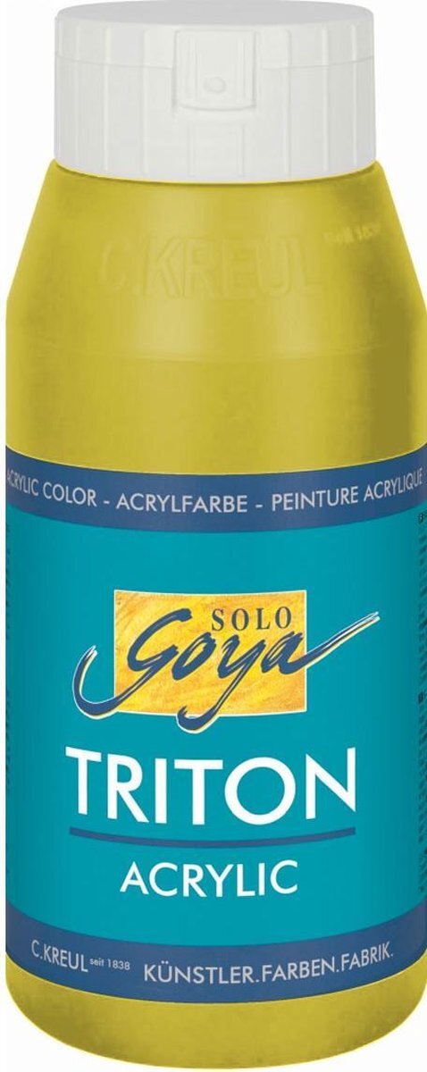 Solo Goya TRITON - Licht Olijfgroen Acrylverf – 750ml