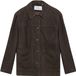 COMMA s.Oliver Outdoor-Jacke Vrouwen donkerbruin Leer Lange mouw Regular Fit