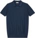 Dstrezzed Mercury Short Sleeve Polo Heren - Polo shirt - Donkerblauw - Maat M