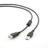 Gembird CCF-USB2-AMAF-6 - USB 2.0 Extension Cable - 1.8m - Black