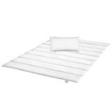 liebling 135 x 200 cm dekbedset met kussen | warm winter dekbed | incl. 1x dekbed en 1x kussen (40 x 80 cm) | doorgestikt dekbed van 100% microvezel | Made in EU | wasbaar op 40 graden | wit