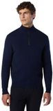 North Sails 12gg Half Rits Trui Blauw M Man