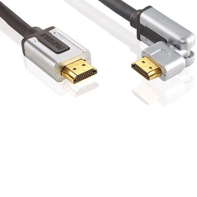 Profigold PROV1801 HDMI Kabel - 1m - Zwart/Goud