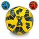 Mondo Toys Voetbal DELUXE - Officieel product ter wereld - Maat 5 - 300 g - 3 kleuren geel/blauw/oranje - 13456