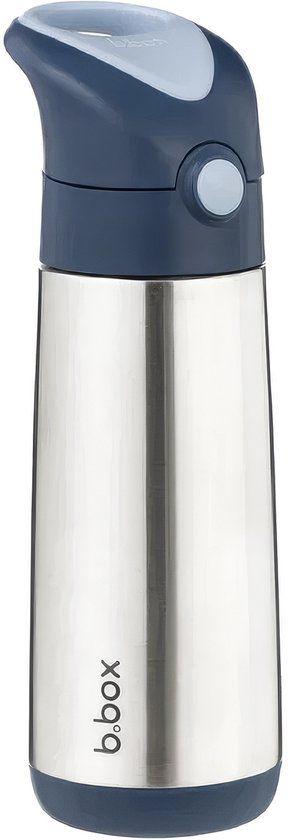 b.box Thermos-Drinkfles en Waterfles | Geïsoleerd, Dubbelwandig, Roestvrij Staal | Houdt Drankjes tot 15 Uur Koud en tot 8 Uur Warm | 500 ml