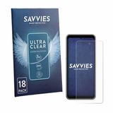 Savvies - Screenprotector voor ingenico Axium NX8 - Folie Beschermfolie transparant 18 Stuks