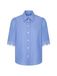 SEIDENSTICKER Blouse 'February Drop 261' blauw / wit