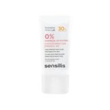Sensilis Photocorrection Mineral SPF30, zeer beschermende vloeistof, beschermt tegen UVA-, UVB-stralen en blauw licht, antioxiderende en ontstekingsremmende werking, gevoelige en reactieve huid, 40 ml