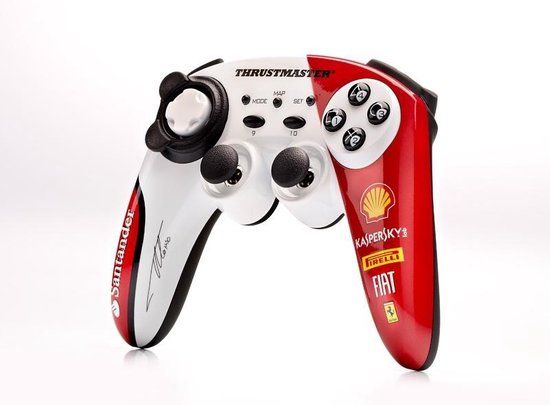 Thrustmaster F1 Draadloze Controller - Ferrari 150th Italia Alonso Edition Wit PS3 + PC