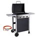 Arkansas 3X Grill à gaz avec trois brûleurs 8,1 kW