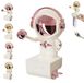 Distributeur de dentifrice mural - Pince-tube multifonctionnel - Rose