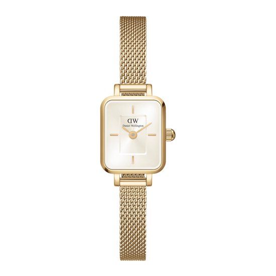 Daniel Wellington Quadro Mini Evergold Horloge DW00100656 - Dames - Goudkleurig