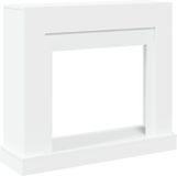 VidaXL Haardombouw 100x30x87,5 cm bewerkt hout wit