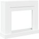 VidaXL Haardombouw 100x30x87,5 cm bewerkt hout wit