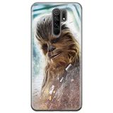 ERT GROUP mobiel telefoonhoesje voor Xiaomi REDMI 9 origineel en officieel erkend Star Wars patroon Chewbacca 001 optimaal aangepast aan de vorm van de mobiele telefoon, hoesje is gemaakt van TPU