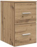 vidaXL Badkamerkast Tussenin Artisanaal eiken 30 x 35 x 50 cm