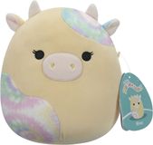 Squishmallows Rina Vache Jaune Tie Dye Pois 19cm Peluche