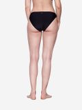 Joop! Badehose Eleganz Zwarte Schoonheid Gestreept Slip Polyamide/Elastaan 34