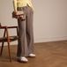 Manfield Dames Witte Leren Sneakers met Leopard Details - Maat 41