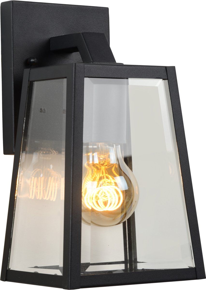 Lucide MATSLOT - Wandlamp Buiten - IP23 - Zwart - 5411212290397