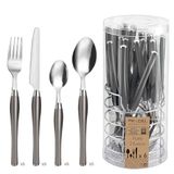 PRADEL ESSENTIEL Purity Bestekset 24-delig 18/0 voor 6 personen, grijs