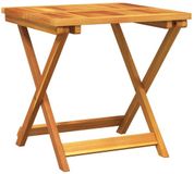 vidaXL Tuintafel inklapbaar 50x50x50 cm massief acaciahout