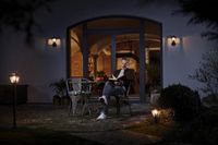 Wandlamp Tradition Wandlamp Tradition Down E27 aluminium IP44 goud