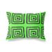 BonaMaison Neon Groen-Rook Decoratieve Kussensloop, Kussenhoezen Bank, Decoratieve Kussenhoesjes, Kussensloop; Sofa, Slaapkamer, Kantoor, Auto 35x50 Cm - Ontworpen en vervaardigd in Turkije
