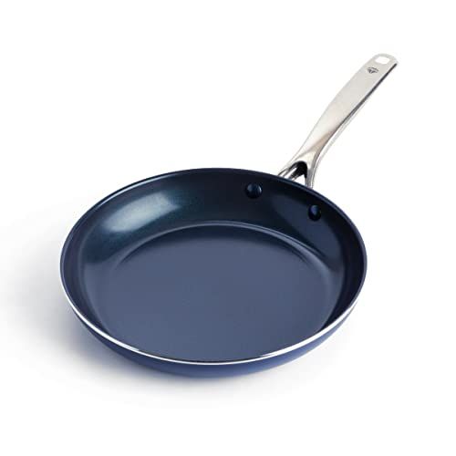 BK Keukenapparatuur Diamanten Versterkte Keramische Antiaanbak Koekenpan 26 cm - Blauw