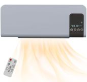 HOMCOM Wandheater, 2000W, keramisch, met afstandsbediening