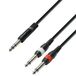 Adam Hall K3 YVPP 0600 audio kabel 6 m 6.35mm TRS Zwart