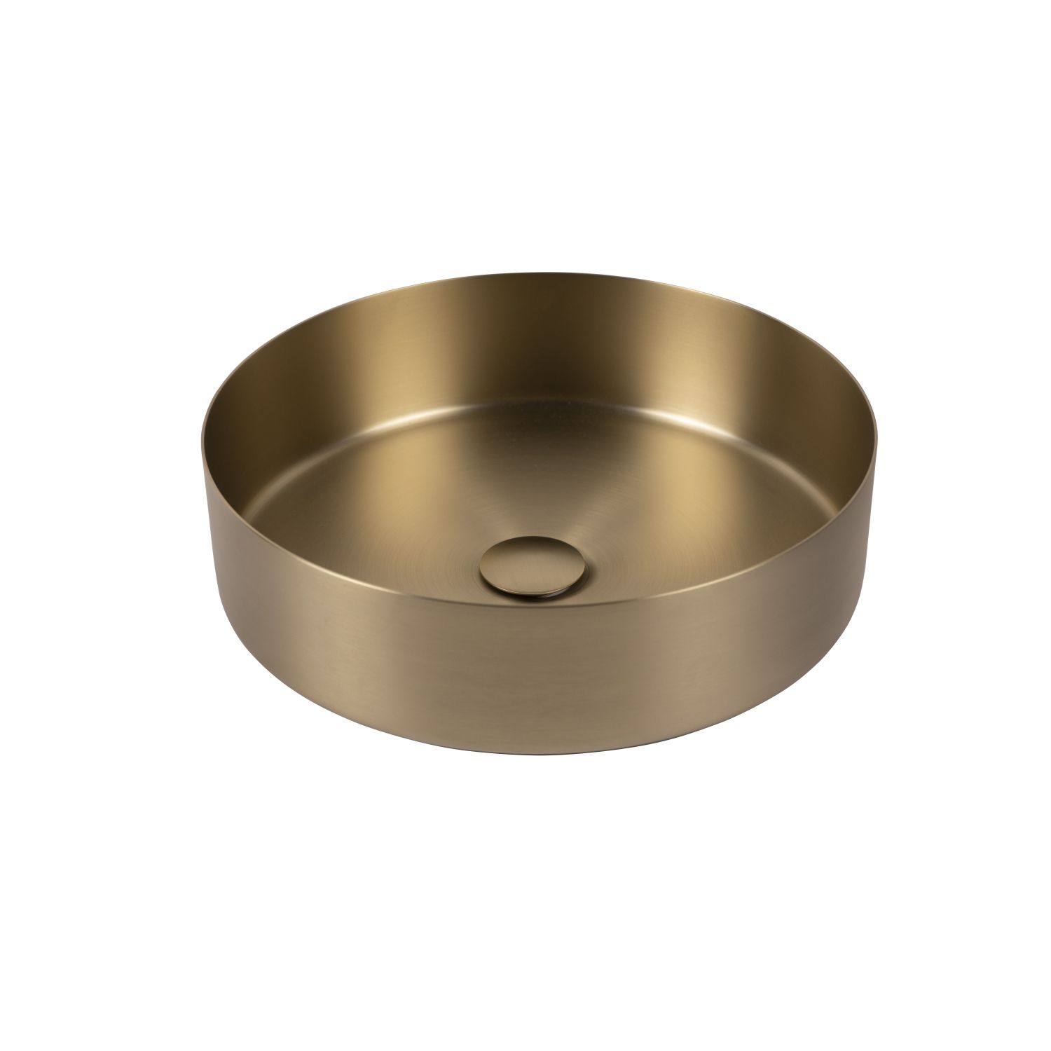 BWS Waskom industrial 40 cm geborsteld messing - 8719304370192