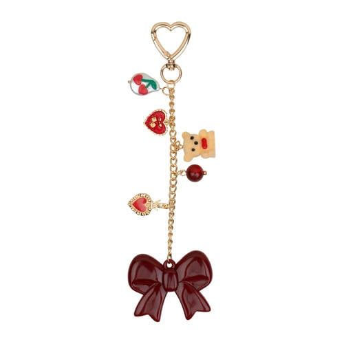 Life of Bulu sleutelhanger met bedels goudkleurig