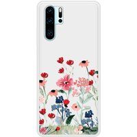 P30 Pro Lente in bloei bedrukt siliconen hoesje