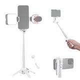 NEEWER Selfiestick met afneembare Bluetooth-afstandsbediening sluiter, lichtgewicht opvouwbaar reisstatief voor iPhone, 360° telefoonhouder koude schoen voor YouTube/TikTok Vlogs Live Streaming