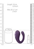 VIVE by Shots - Yoko - Triple Action Vibrator Dual Prongs with Clitoral Pulse Wave