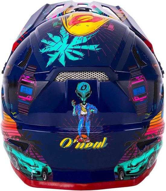 Oneal Sonus Helm Rood, Blauw M