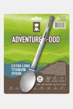 Adventure Food - Extra Long Titanium Spoon - 24 gram - Titanium