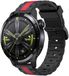 Strap-it Special Edition band - zwart/rood - Geschikt voor Huawei Watch GT 3 46mm - 46mm