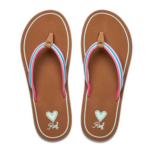 Reef Kids Devy Teenslippers - Roze/Multi
