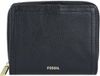 FOSSIL Leren Portemonnee Logan RFID Mini Multifunction Black Zwart