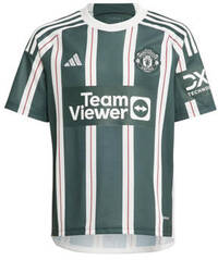 adidas adidas Performance Manchester United Junior voetbalshirt uit 22/23 groen/wit