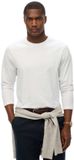 Superdry Classic Essential Top Heren Lange Mouw Katoen Optic
